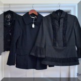 H15. Jackets by Vivienne Tam, Trina Turk, and Tory Burch. 